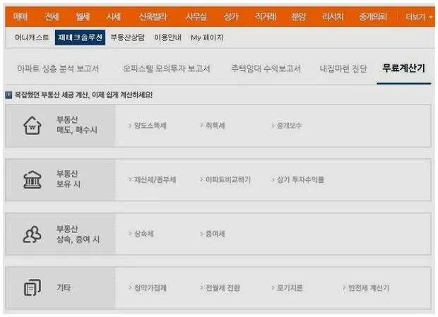 부동산 양도소득세 계산기