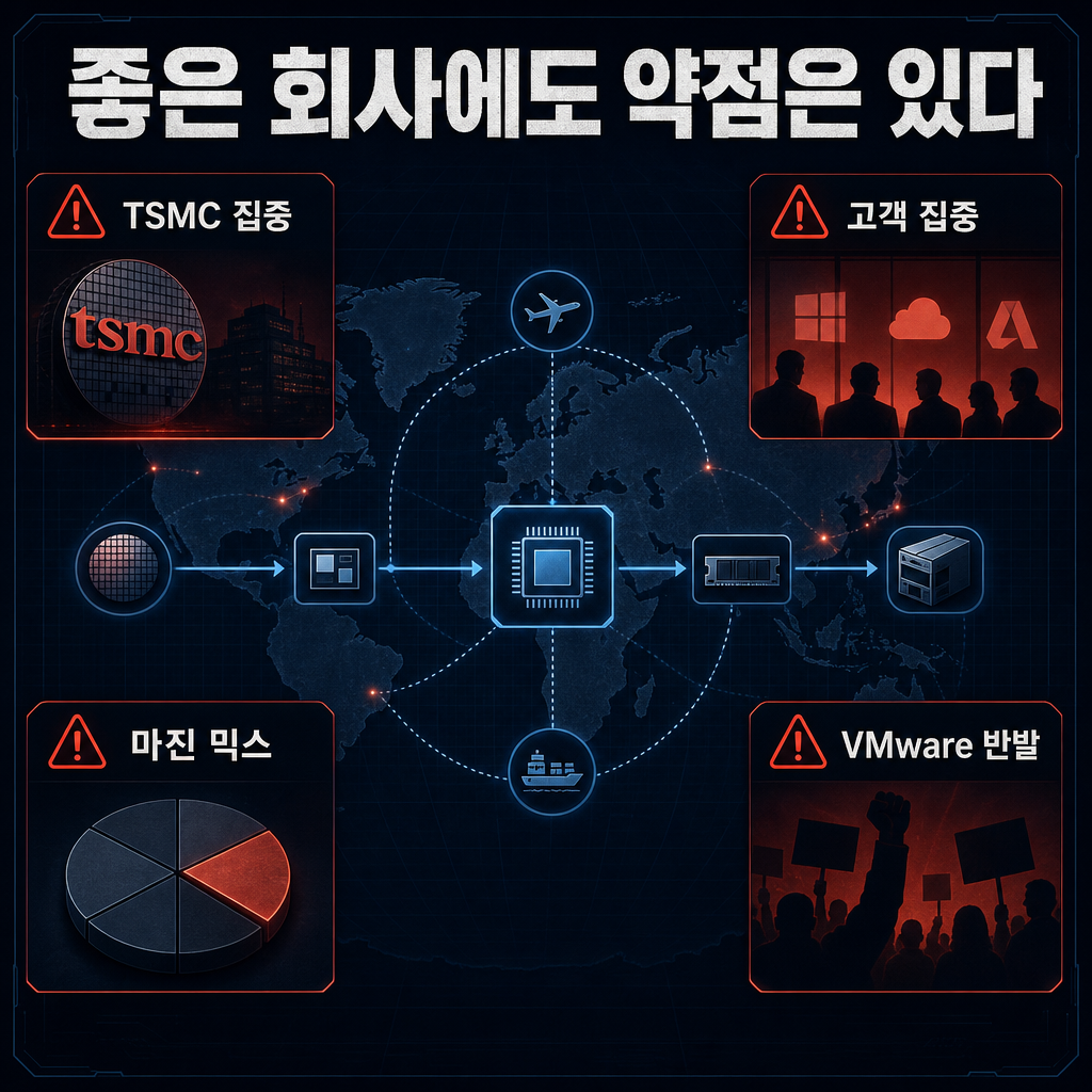브로드컴의 핵심 리스크