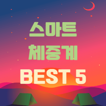 스마트 체중계 BEST 5 포스팅의 썸네일이다.