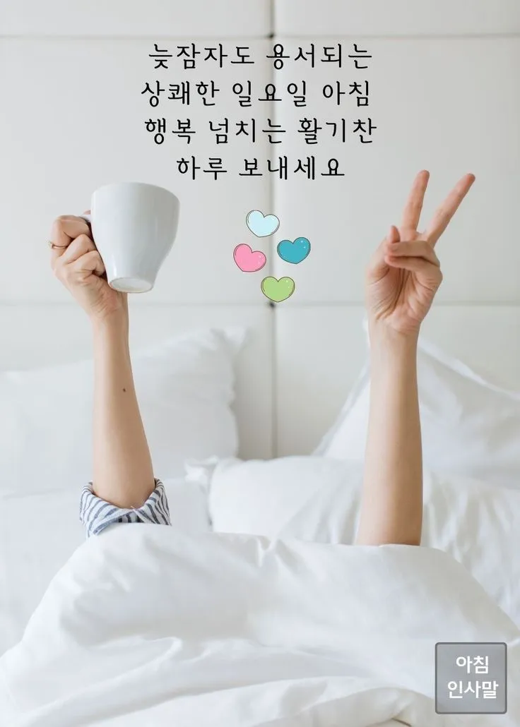 아침 인사말 이미지 모음 밝고 따뜻한 하루 인사 문구 정리_3