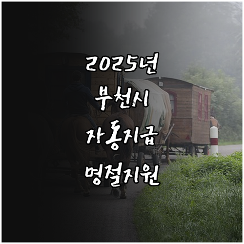 2025년 부천시 가정위탁아동 명절 ..
