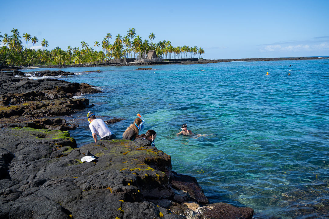 빅아일랜드 투스텝 스노쿨링
