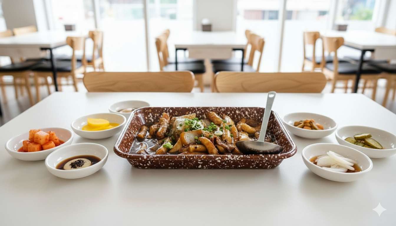불맛 짜장 떡볶이 달인