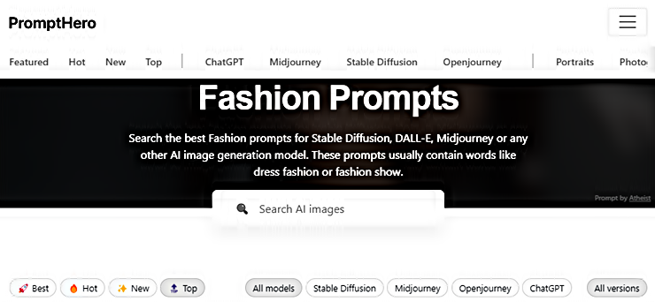 패션 프롬프트 │프롬프트 히어로 바로가기 링크