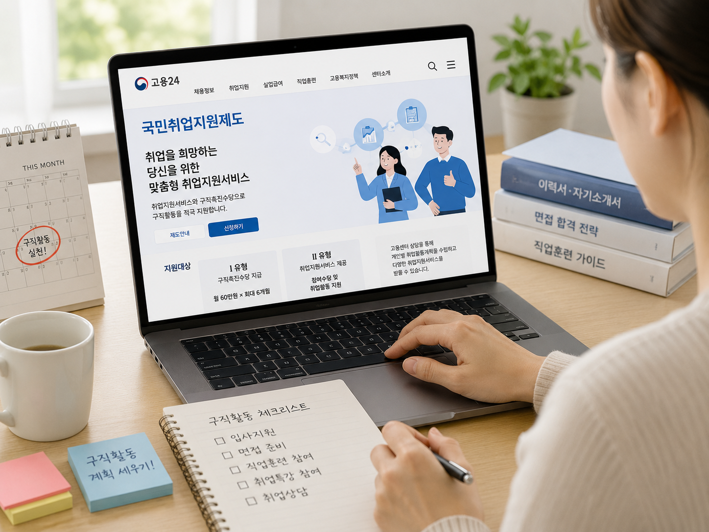 국민취업지원제도와 구직활동 계획