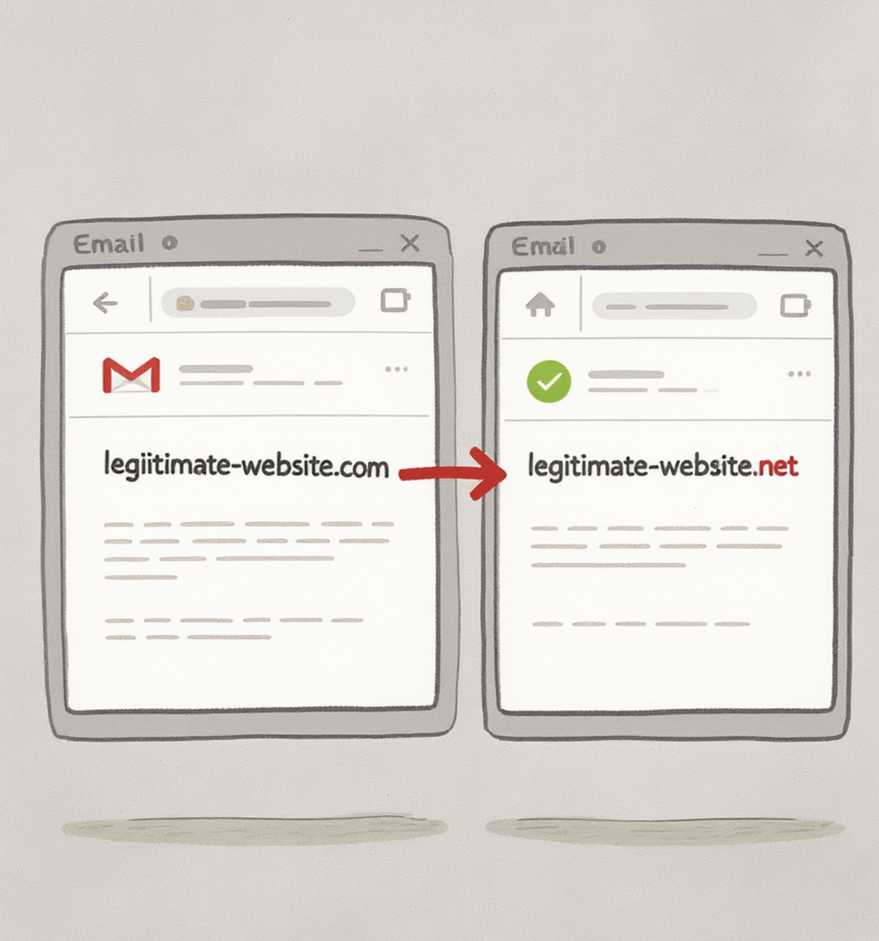 1. 보낸 사람, 이름 말고 '주소'를 보세요