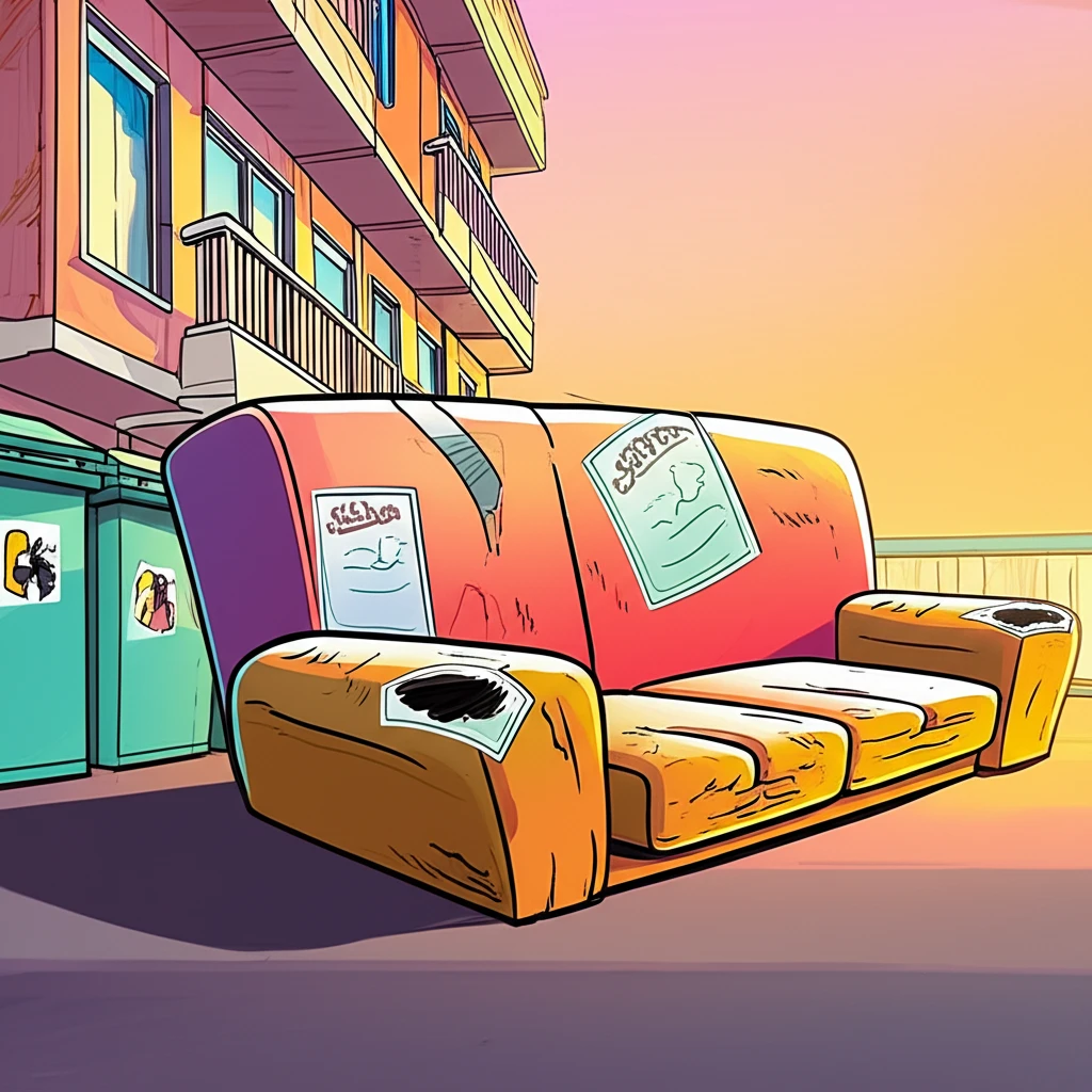 용강동 주민 필수! 대형폐기물 스티커..