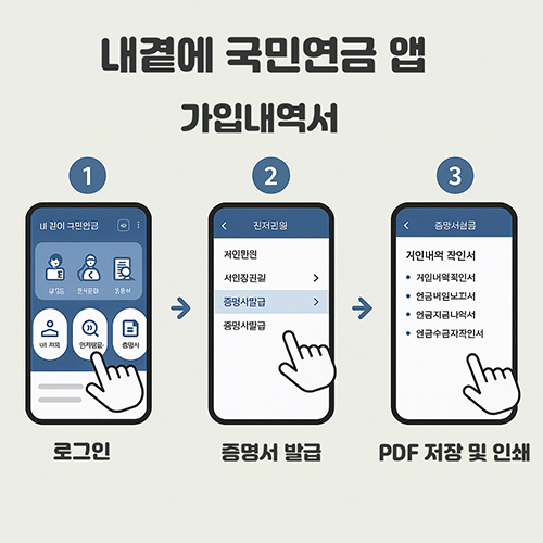 국민연금가입내역서