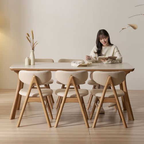 6인용 세라믹 식탁, 신혼가구 유목민 생활 끝! 왜 보니애 앤틀러스로 정착했는가?