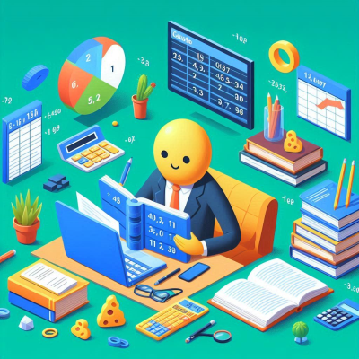 차트와 그래프 분석을 위한 디지털 장비들.