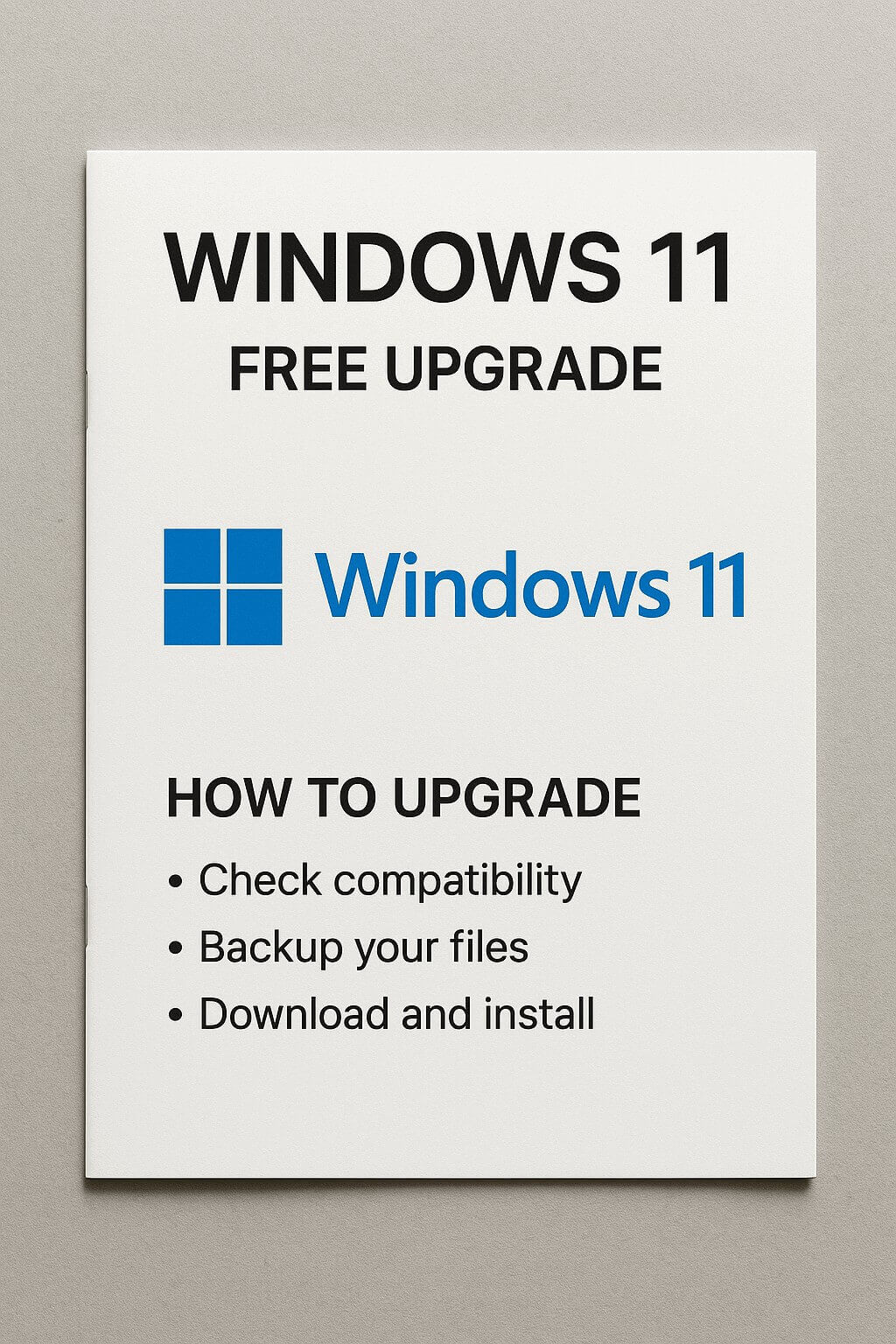 윈도 11 무료 업그레이드의 기본 조건