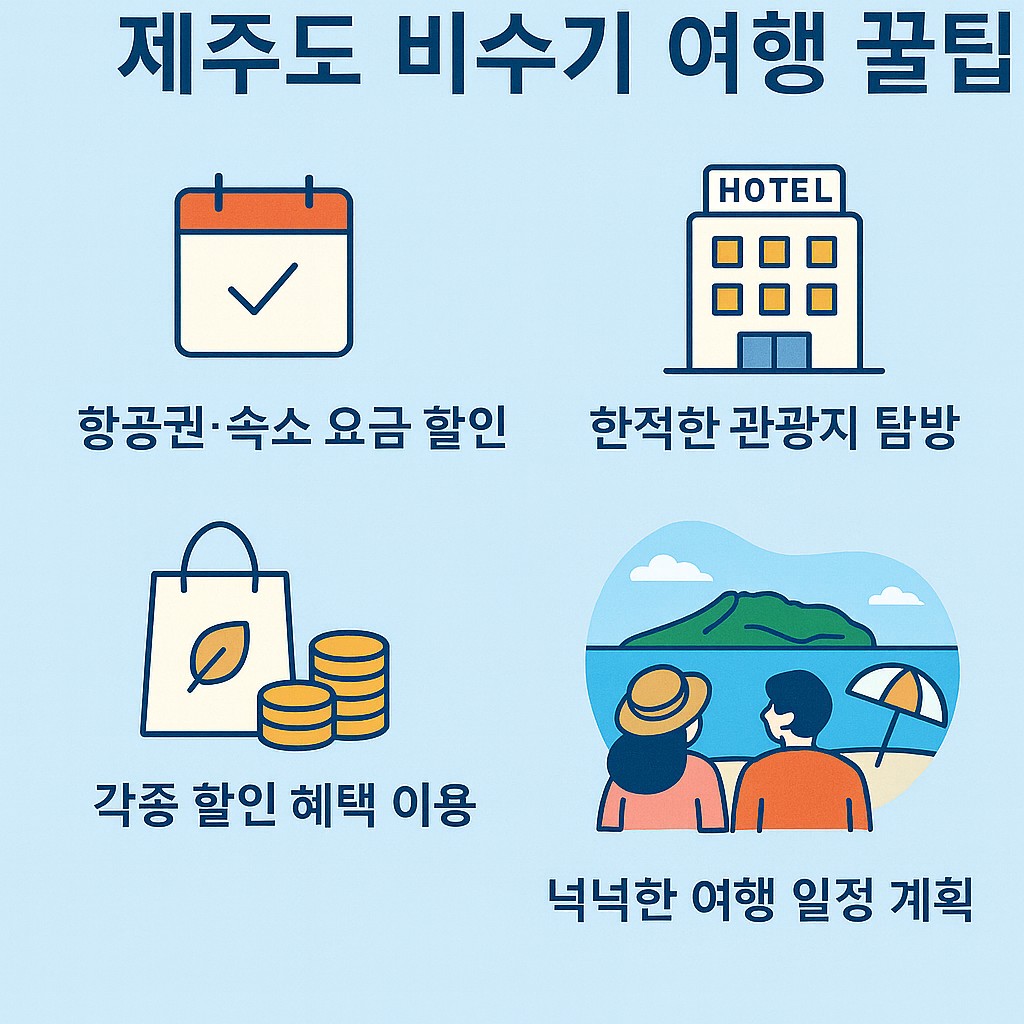 제주도 비수기 여행 꿀팁(AI직접 생성)