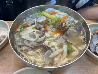 바지락칼국수