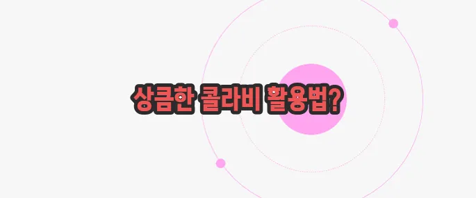 콜라비 먹는 법 한번 정확하게 알아보도록 하죠