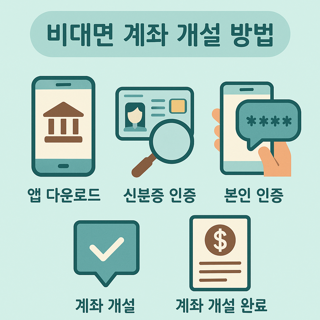 비대면 계좌 개설 준비물과 주의사항 정리