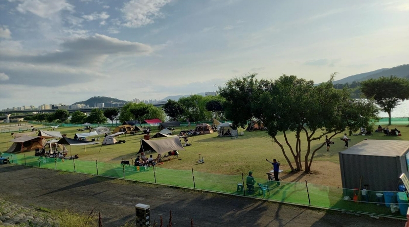 금호강 산격야영장