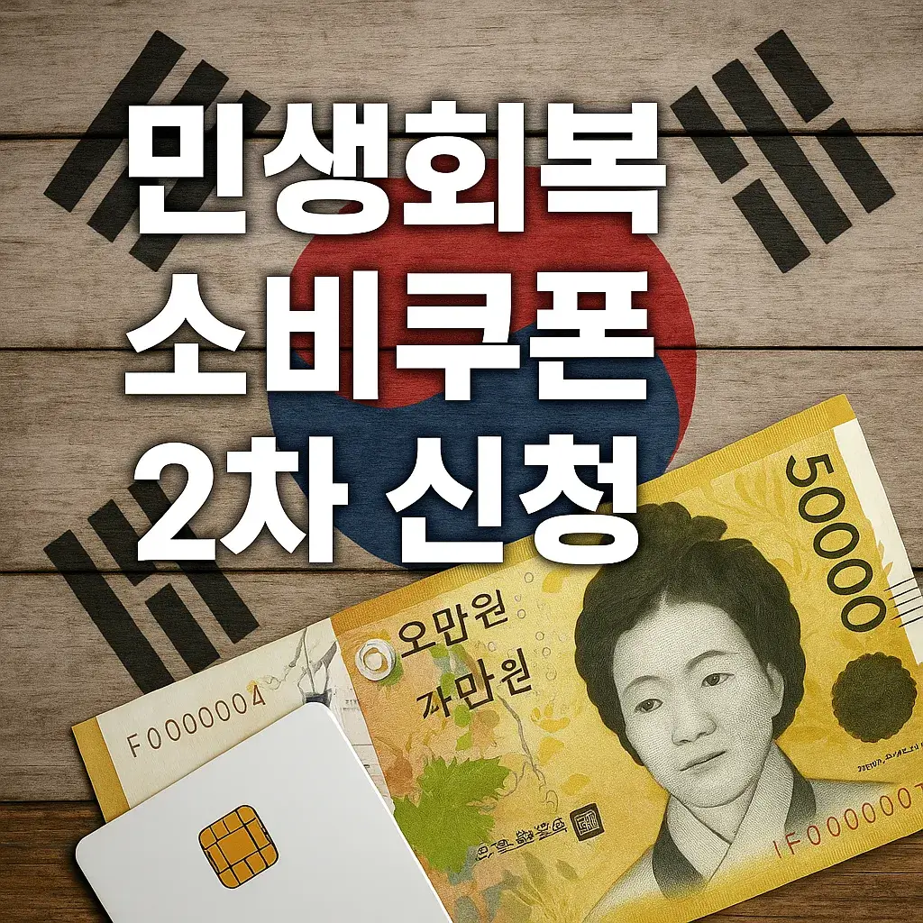 민생회복 소비쿠폰 2차 신청