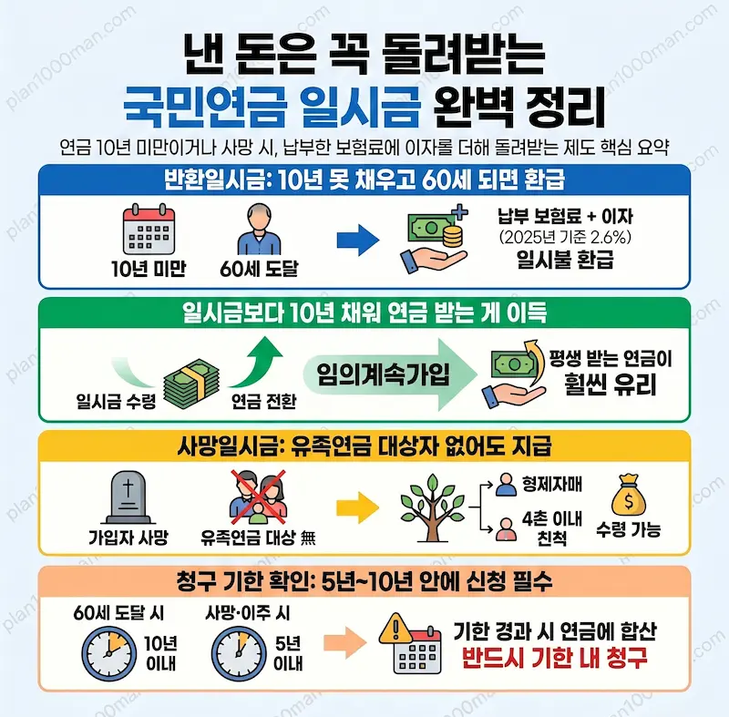 국민연금 일시금