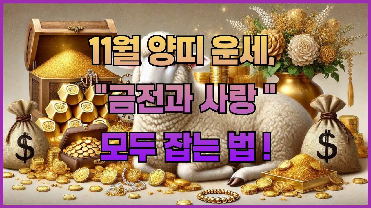 양띠-운세-11월운세