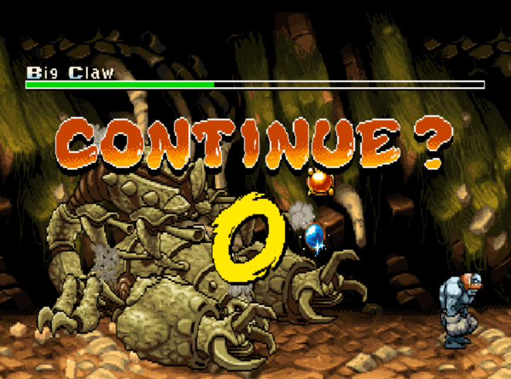 데몬프론트-오락실게임-종료-화면