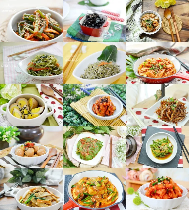 반찬 종류 50가지 정리 나물반찬과 마른반찬 한눈에 보기_3