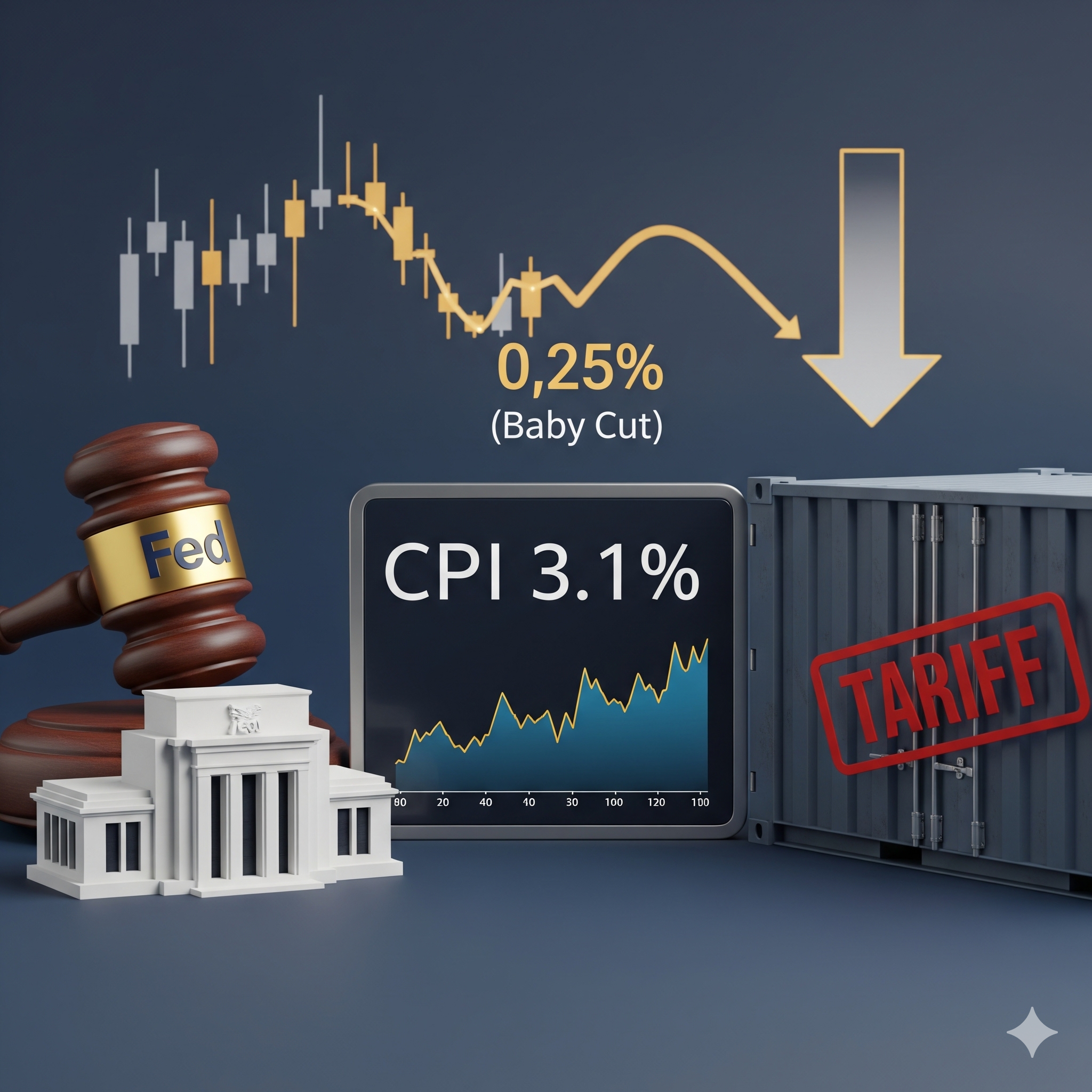 미국 5월 CPI 물가 지수 발표, 연준 금리 인하 전망, 0.25% 베이비컷, 관세 전쟁 상품 물가 영향, 9월 FOMC 금리 결정 분석 이미지