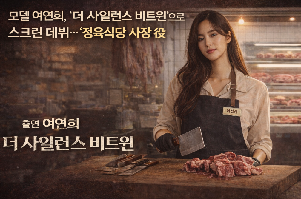모델 여연희, 정육식당 사장 역으로 스크린 데뷔 확정