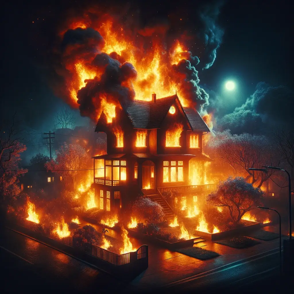 집에 불나는 꿈 해몽