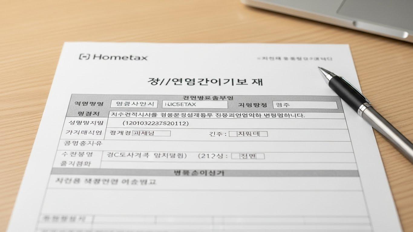 개인사업자 폐업신고 홈텍스