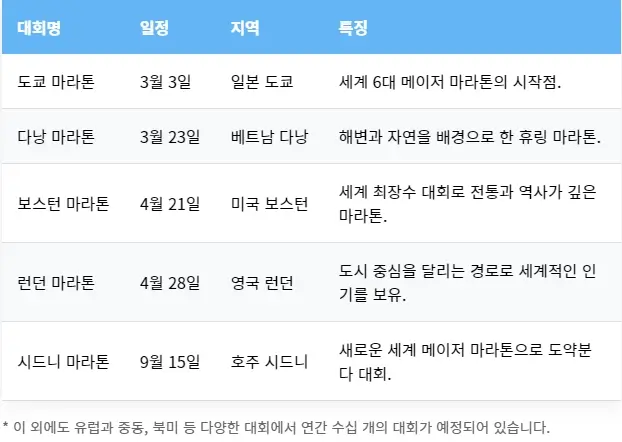 2025 마라톤