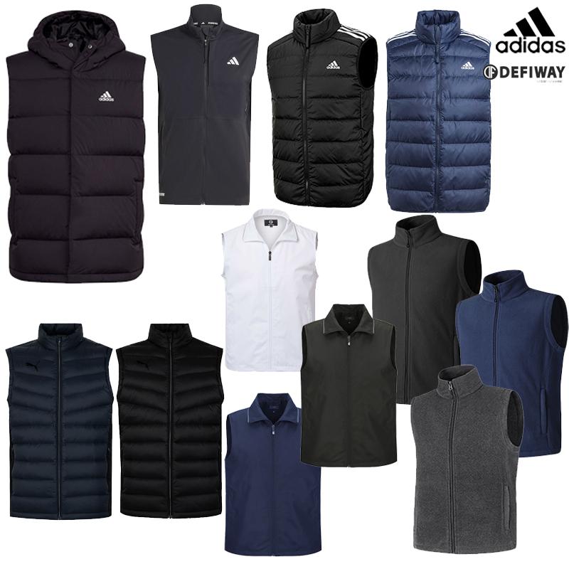 아디다스 경량패딩 조끼 다운베스트 패딩 조끼 점퍼 겨울 방한 깔깔이 후드 남자 집업