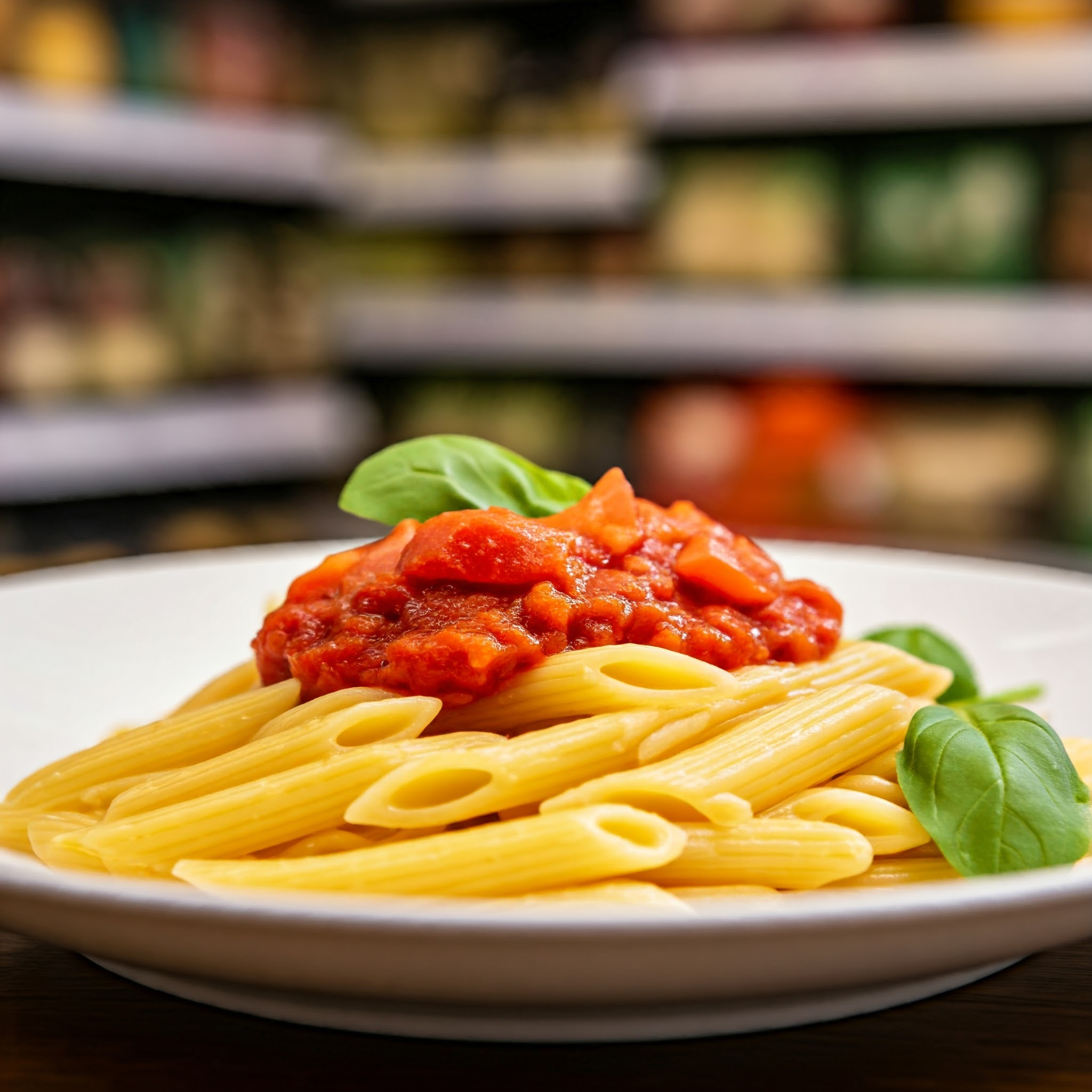 마트 재료로 간단하게 만드는 비건 토마토 파스타