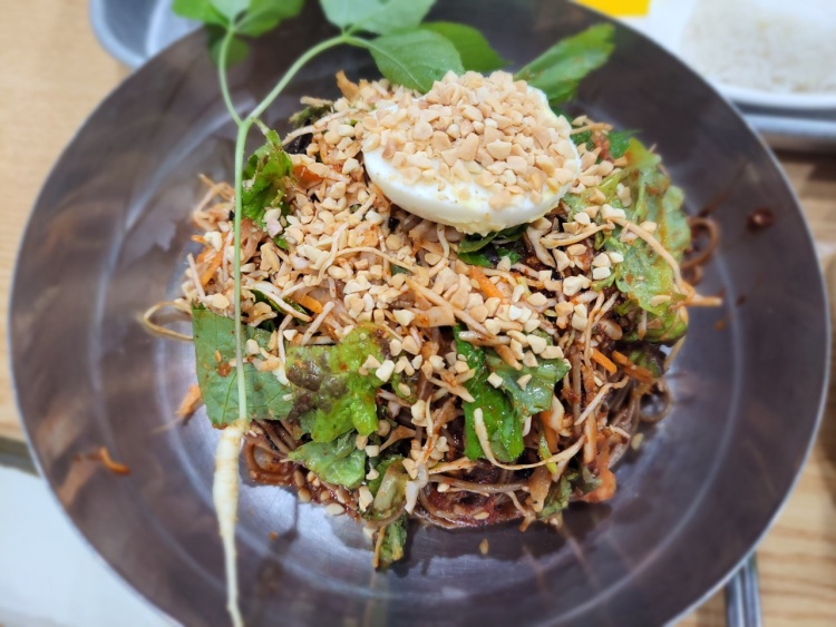 새싹삼 물막국수, 새싹삼 비빔막국수, 막국수 맛있는 곳 추천
