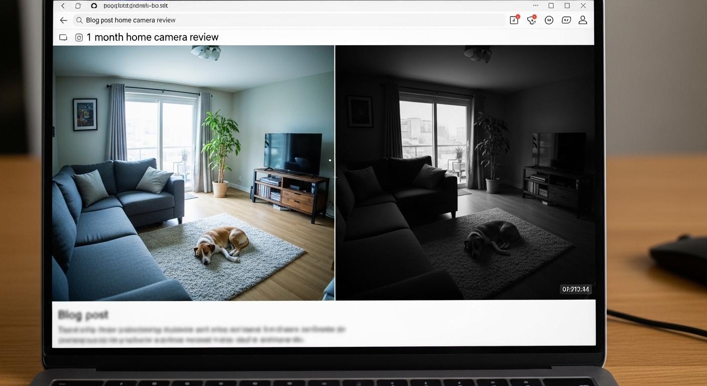 화질 홈캠 1달 사용 후기