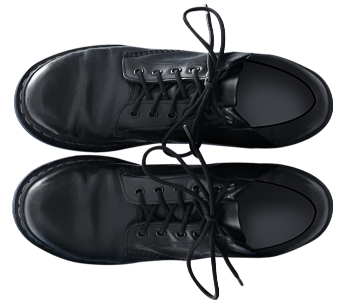 검정 끈있는 구두