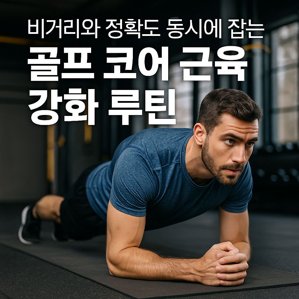 비거리와 정확도 동시에 잡는 골프 코어 근육 강화 루틴 사진