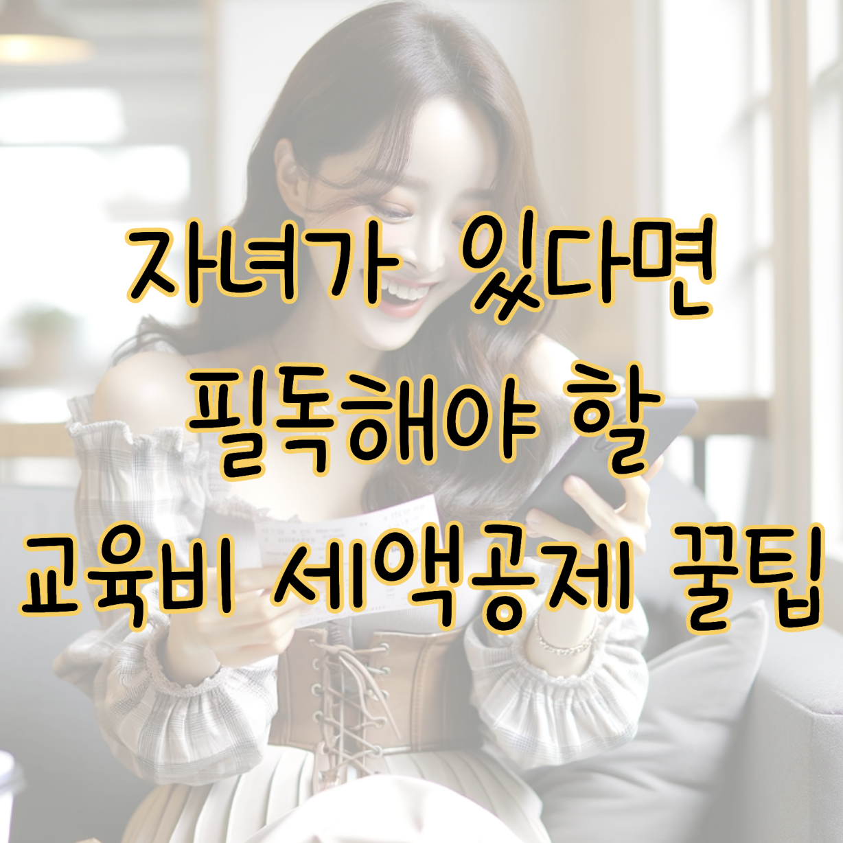 자녀가 있다면 알아야 할 연말정산 교육비 세액공제 한도 대상 총정리 표지