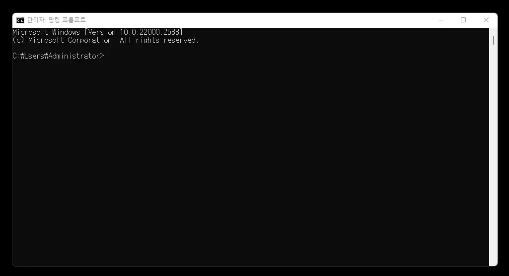 MS오피스 2021 정품인증 CMD