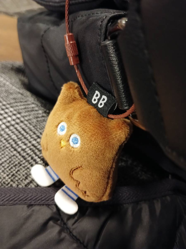 미니키링 착용하다