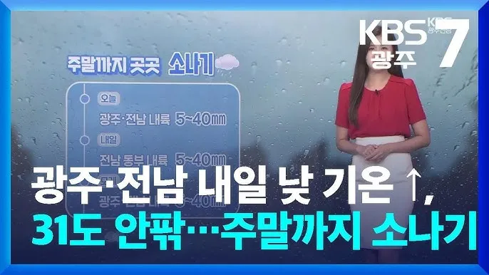 광주 소나기 가능성 비 올 때 운전 속도와 시야 확보_1