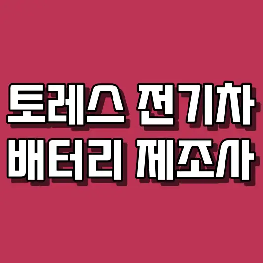 KG 모빌리티 전기차 토레스 EVX 중국 LFP 배터리