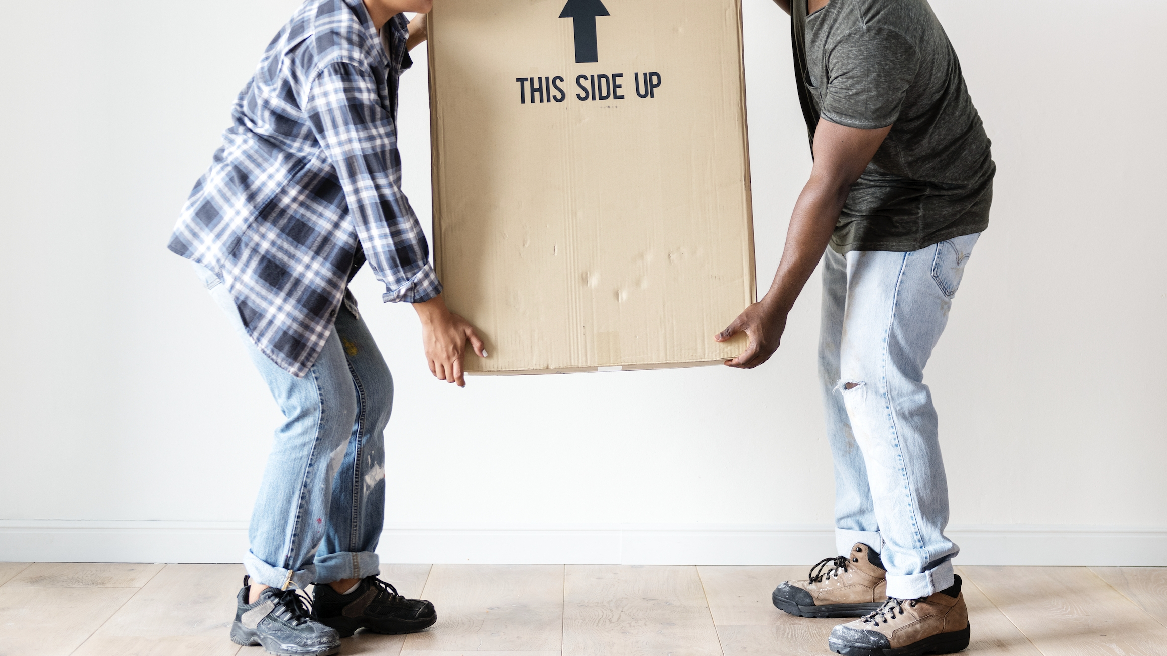 무거운 물건을 올바르게 들기