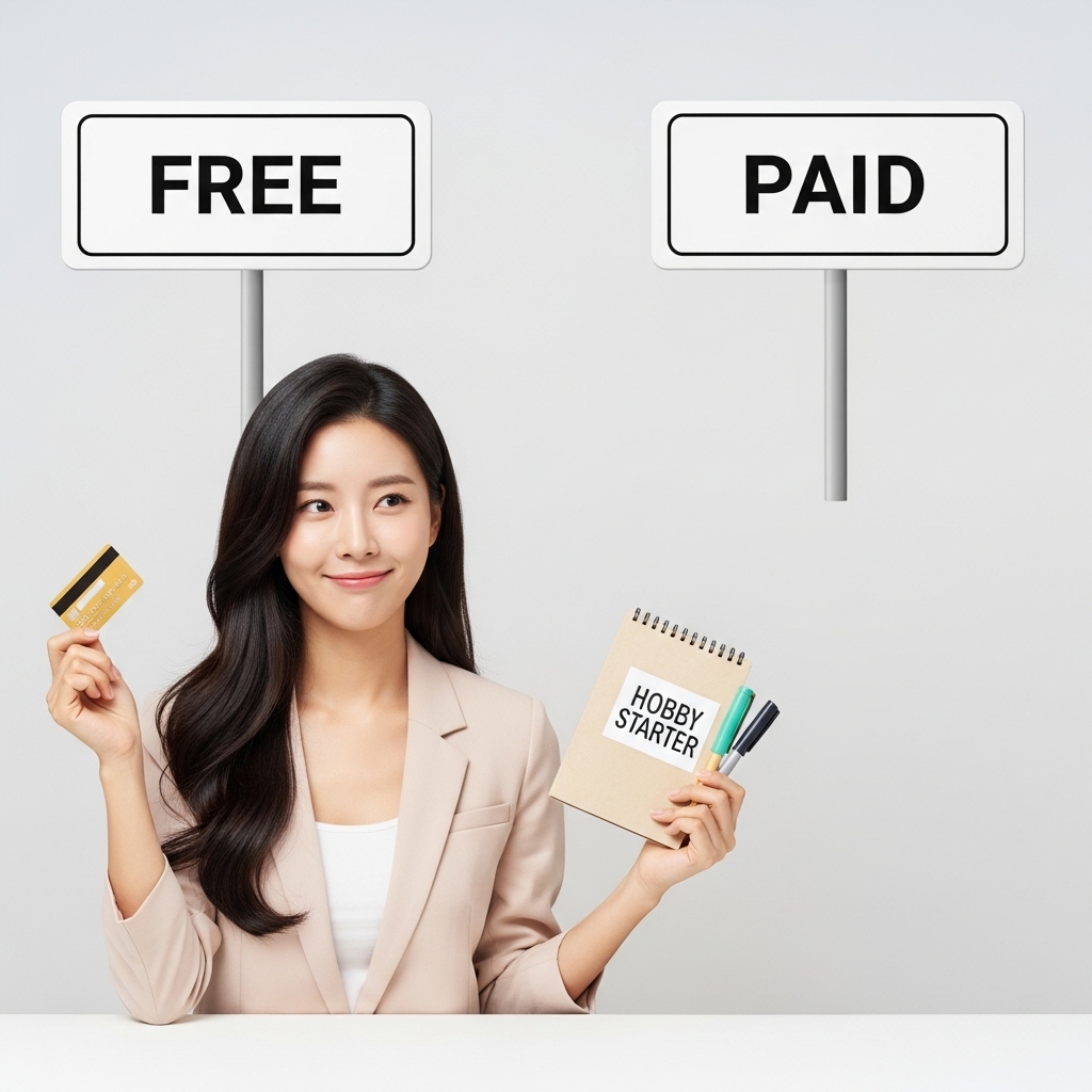 무료로 갈지, 유료로 갈지