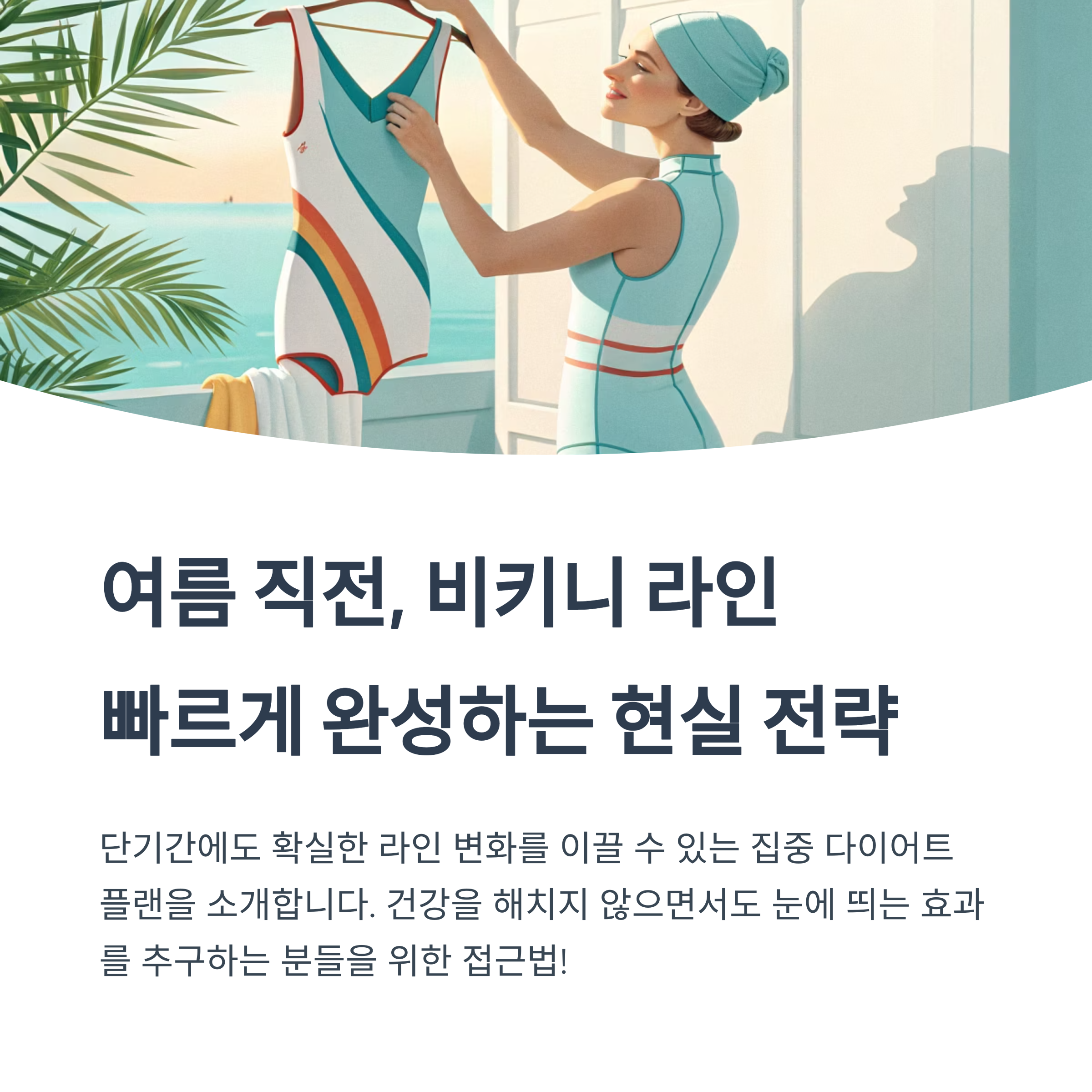 여름 직전, 비키니 라인 빠르게 완성하는 현실 전략