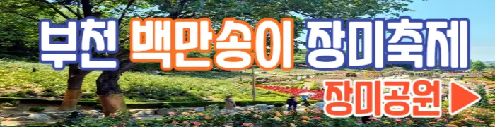 부천 백만송이 장미공원 장미축제