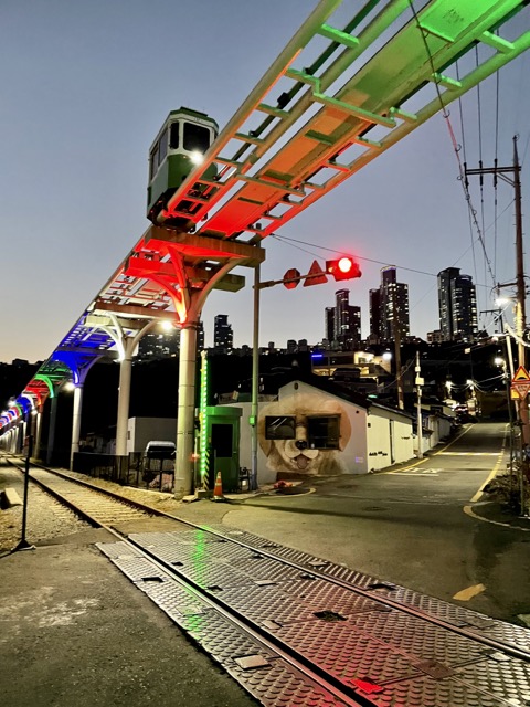 해운대달맞이길로-돌아오는길-야경