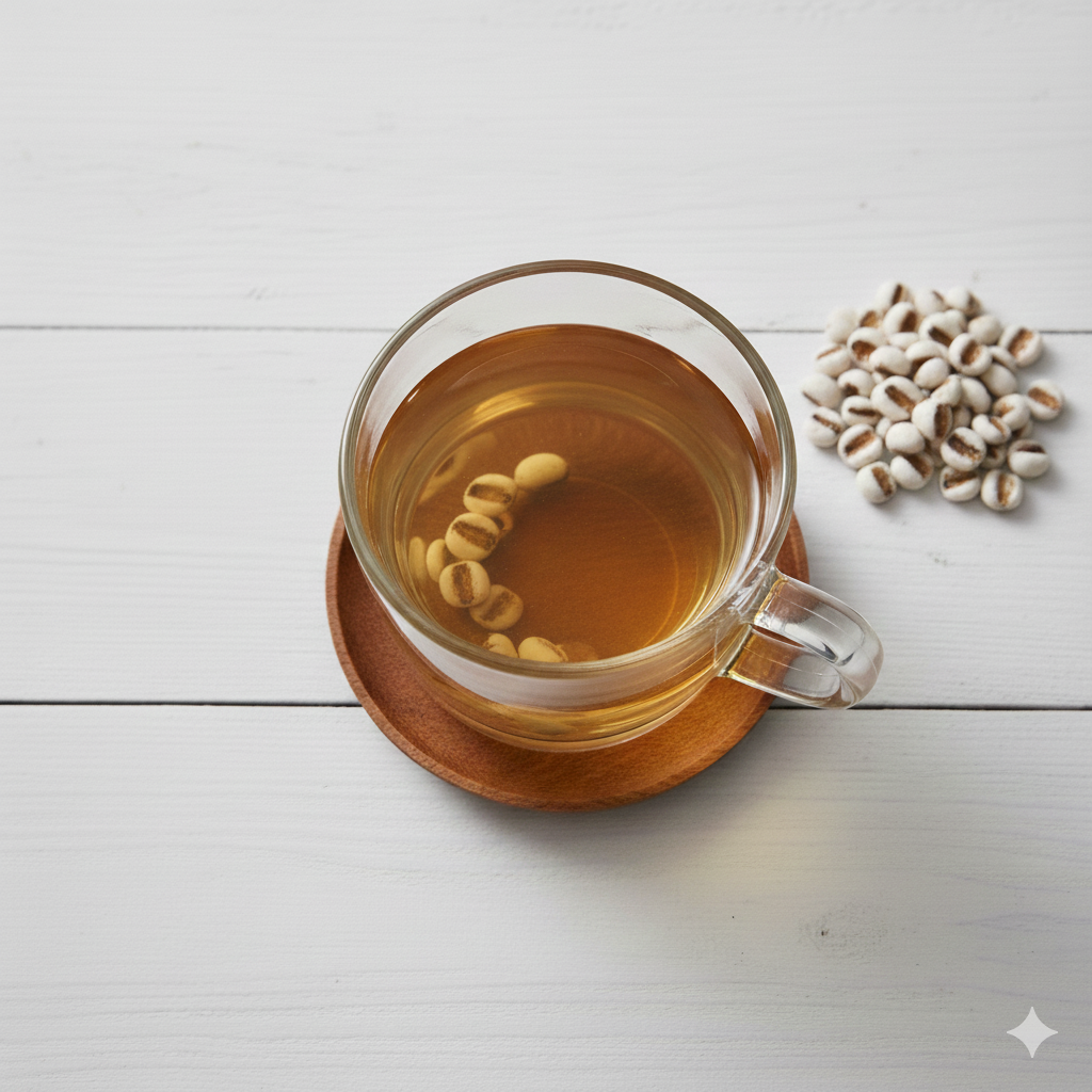 잡티 제거와 피부 미용에 좋은 고소한 율무차