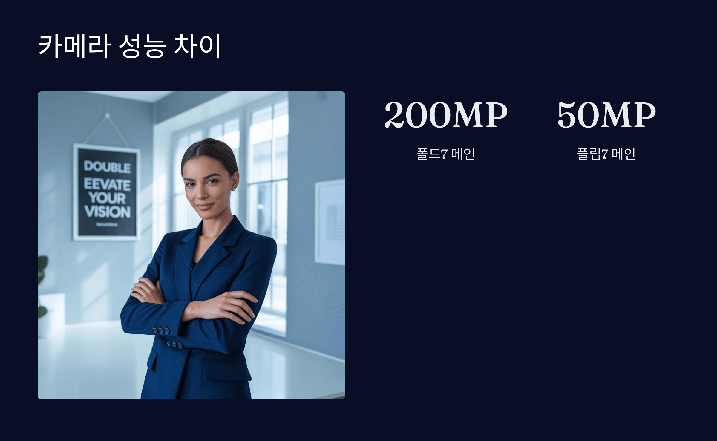 카메라 성능 차이