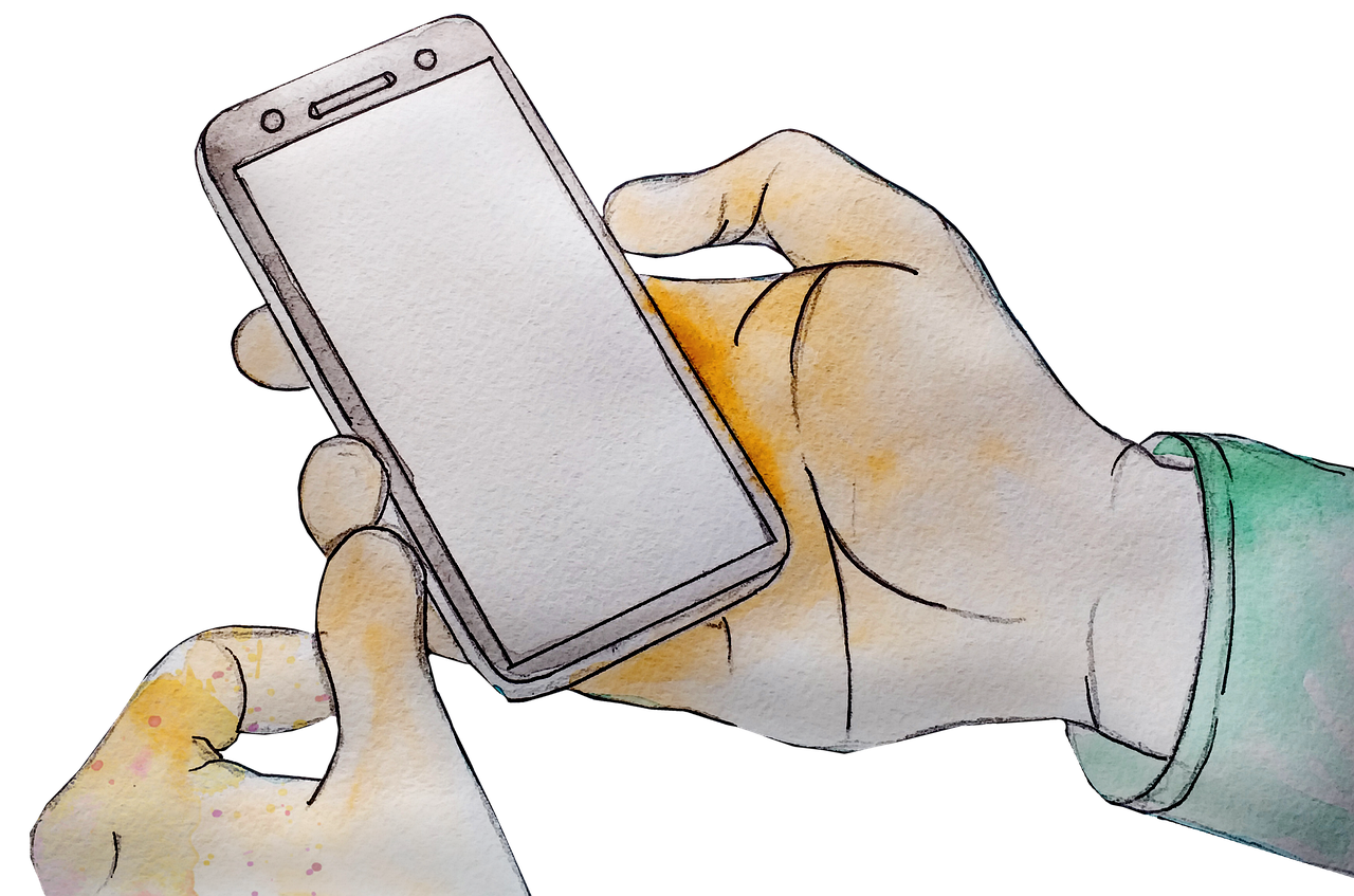 고령자를 위한 스마트폰 보안 가이드 &ndash; 공공장소에서 비밀번호 입력 시 손으로 가리고 입력하기