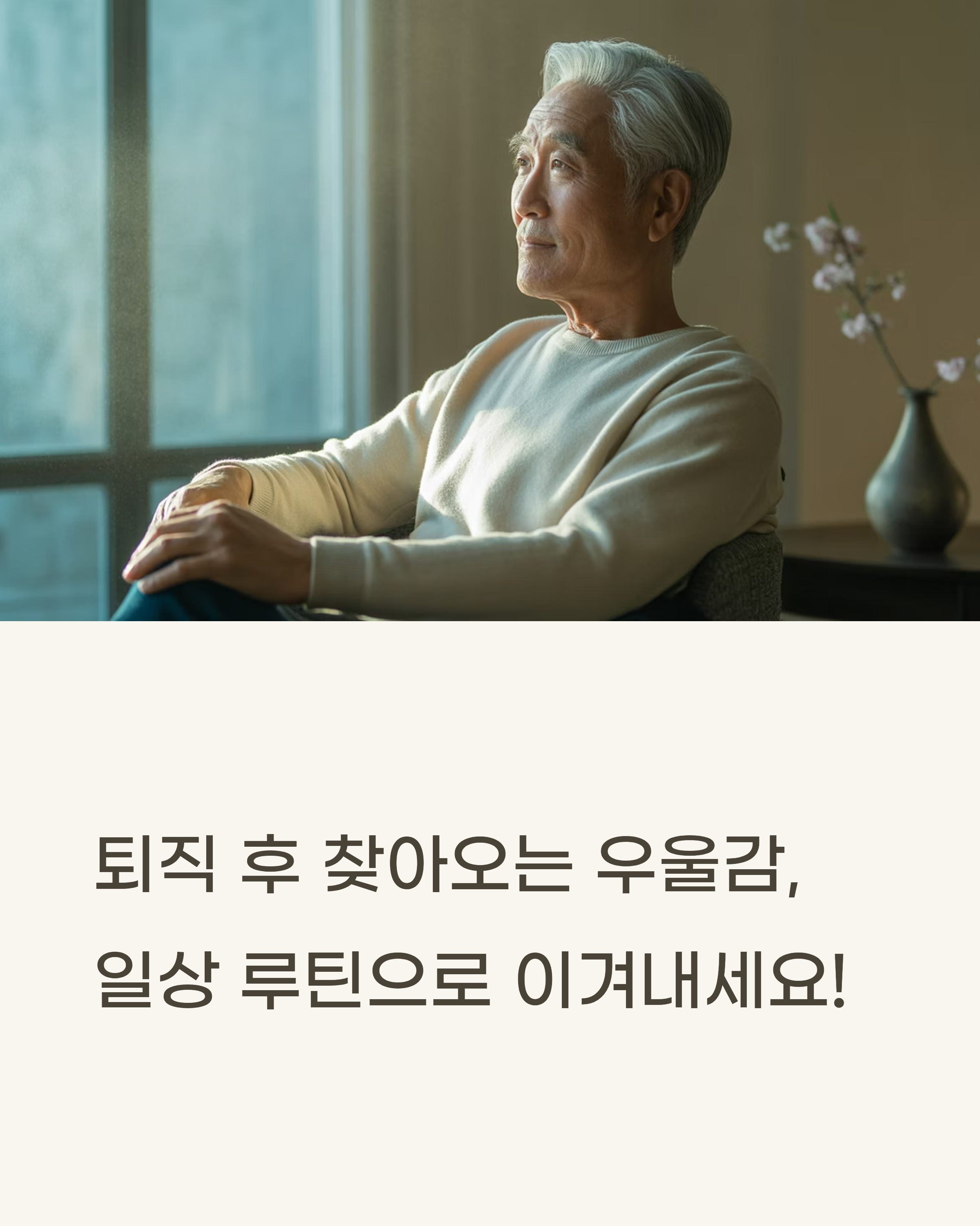 퇴직후 우울증 극복법 일상을 살리는 루틴 만드는 법